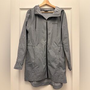 Columbia Women's Light Gray Hooded Jacket
